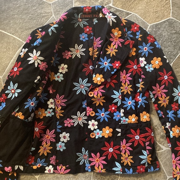 Johnny Was Embroidered Blazer Small S - Picture 4 of 6